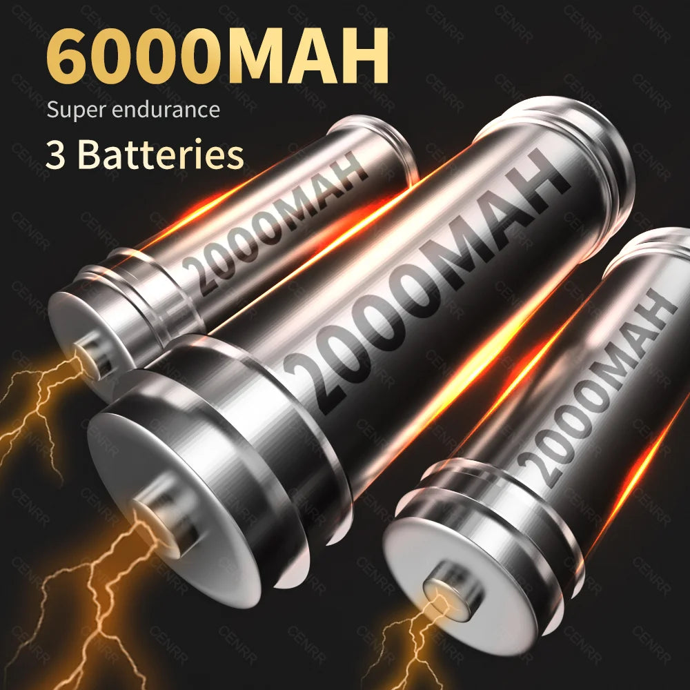 6000MAH Super endurance - 3 batteries