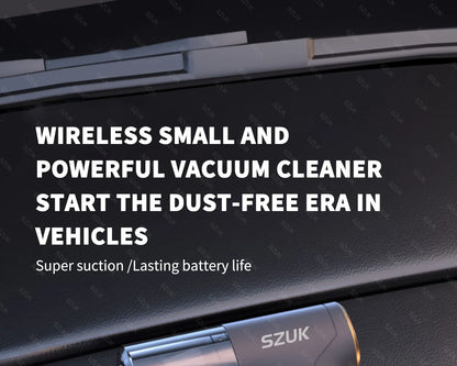 szuk Mini Car Vacuum Cleaner – Wireless small and powerful vacuum cleaner