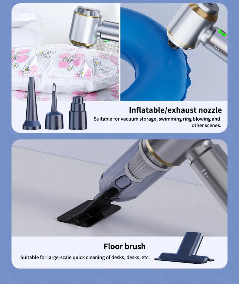 Inflatable/exhaust nozzle - Floor brush