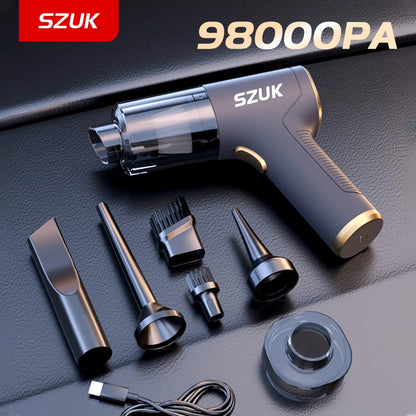 szuk Mini Car Vacuum Cleaner – Basic and Updated Versions 98000PA