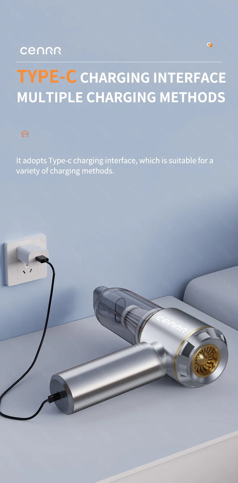 Type-c Charging Interface multiple Charging methods 